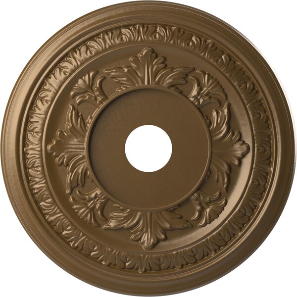 Ekena Millwork Baltimore PVC Medallion (Canopies up to 7 3/4"), 22"OD x 3 1/2"ID x 1"P, Metallic Champagne Bronze CMP22BACCB - main